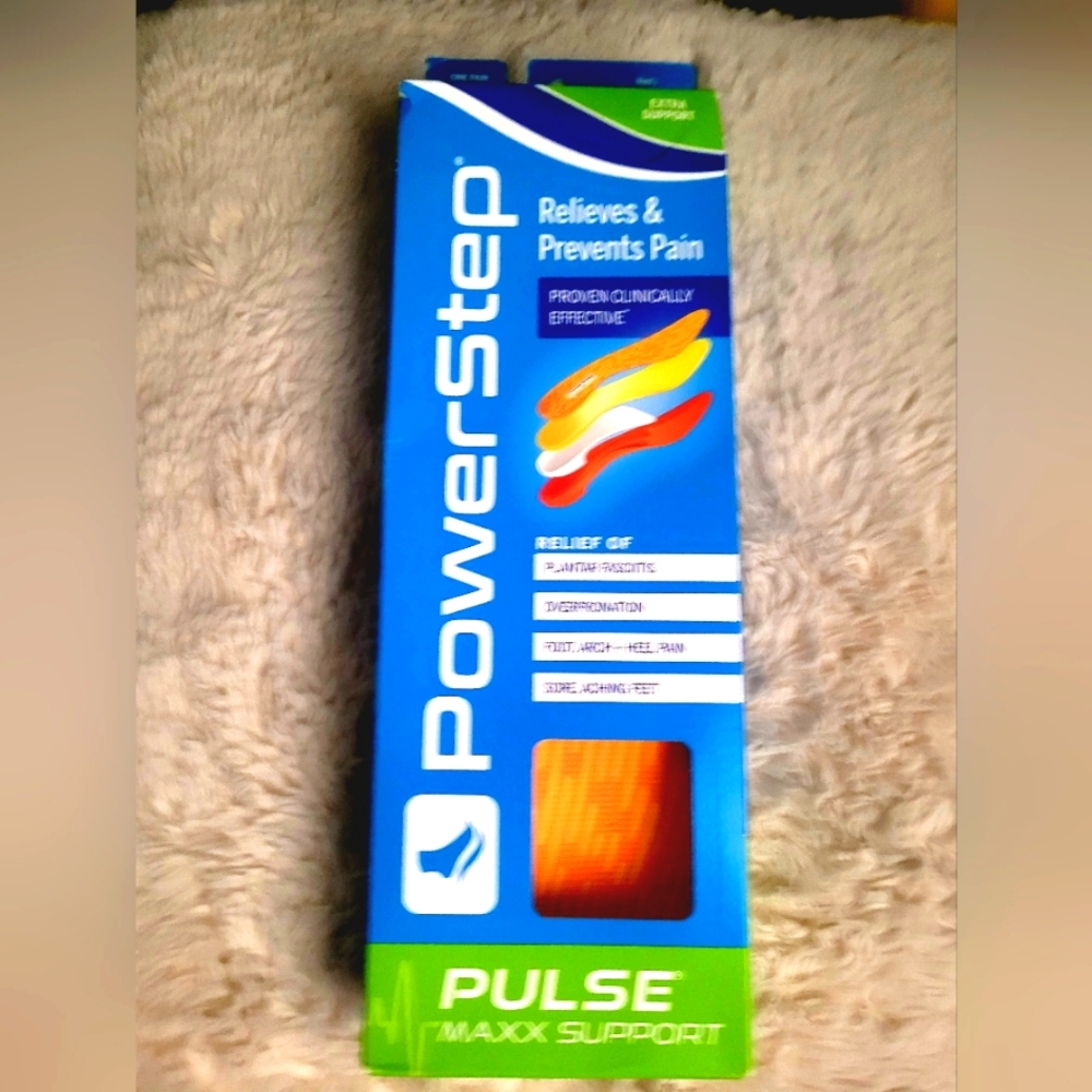 COPY - COPY - NEW in Original Box PowerStep insoles Size K 14-15 Men's
